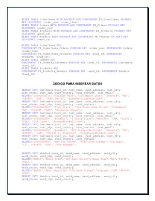 EJERCICIOS DE BENFORTAN