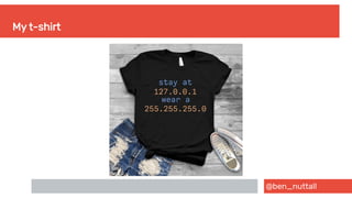 @ben_nuttall
My t-shirt
 