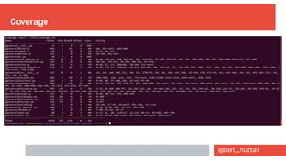 @ben_nuttall
Coverage
 