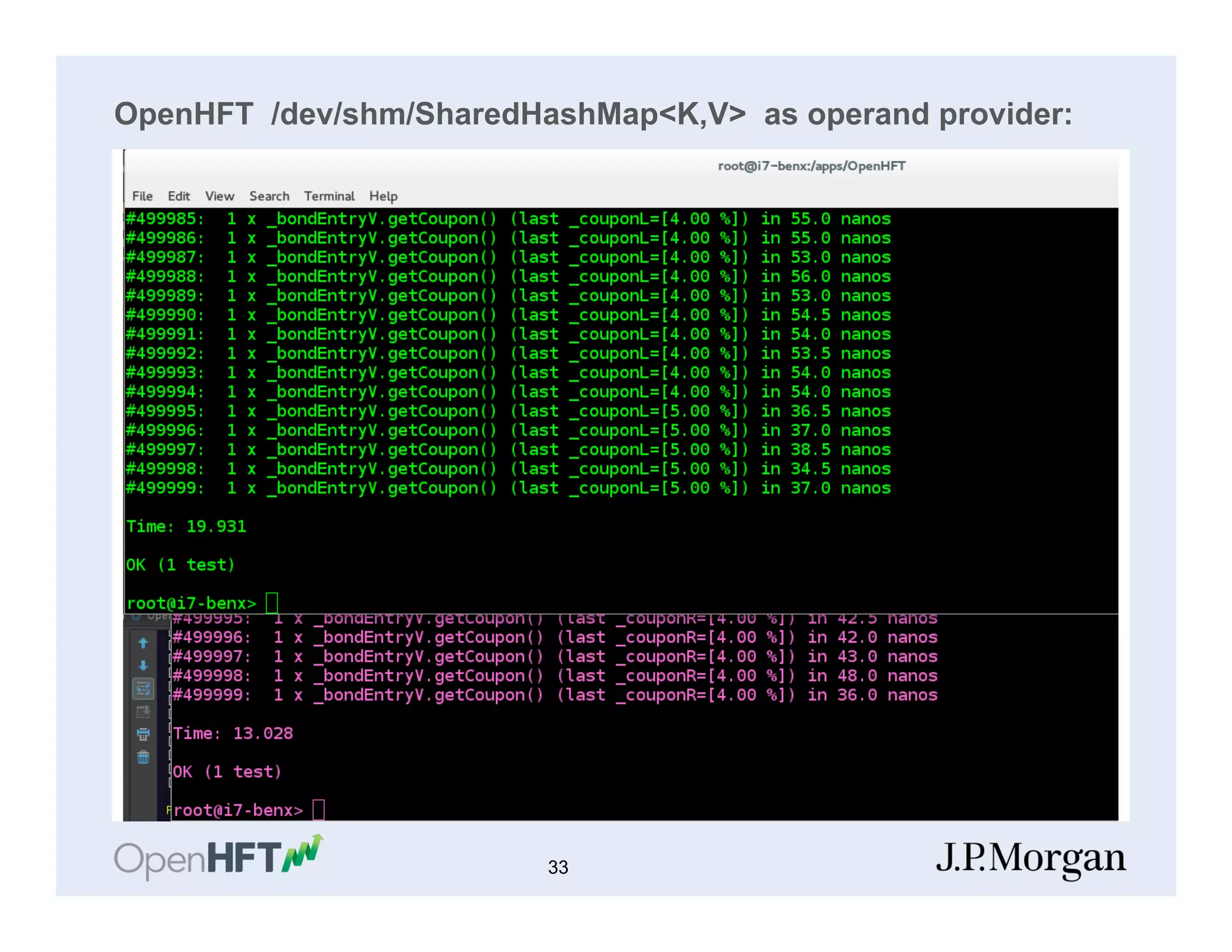 OpenHFT /dev/shm/SharedHashMap<K,V> as operand provider:
33
 