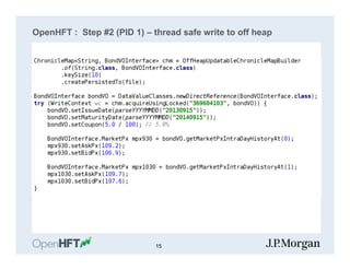 OpenHFT : Step #2 (PID 1) – thread safe write to off heap
15
 