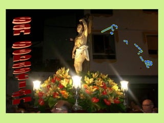 Su patrón San Sebastián