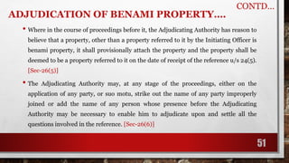 Benami property transaction act | PDF