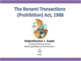 Kalpeshkumar L Gupta
Assistant Professor of Law
kalpesh.gupta@aurouniversity.edu.in
2016
1
 