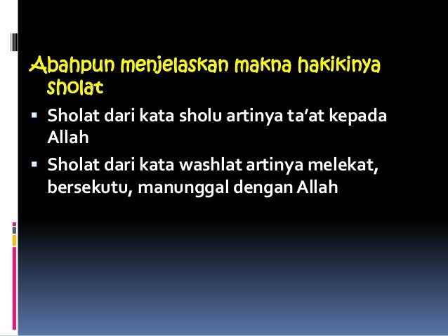 Benarkah allah melarang
