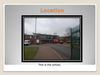 LOCATIONThis is on the way to school where Matt and Ben will just be talking.This is just before school.