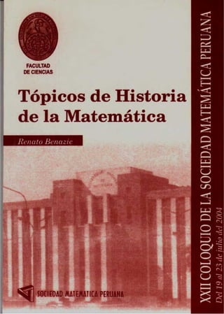 Benazic renato   topicos de historia de la matematica-1