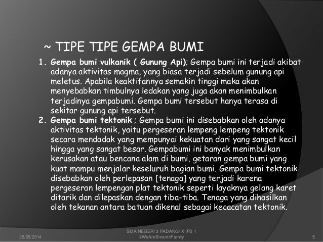 Bencana Alam Dan Penanggulangannya