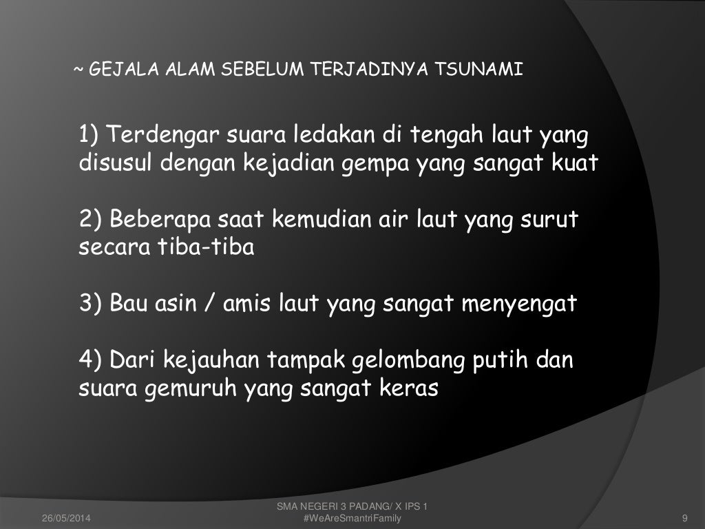 Bencana alam dan penanggulangannya