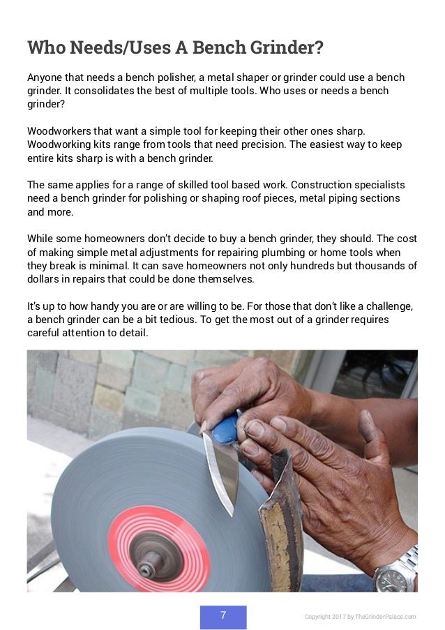 Bench Grinders The Info You Need To Know