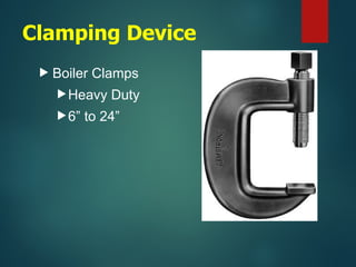 Clamping Device
 Boiler Clamps
Heavy Duty
6” to 24”
 