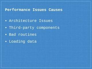 BenchMark: Performance Analysis  Slide 8