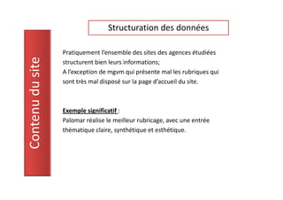 Benchmark Sites Agences Com. Sensible
