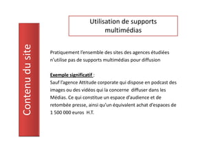 Benchmark Sites Agences Com. Sensible