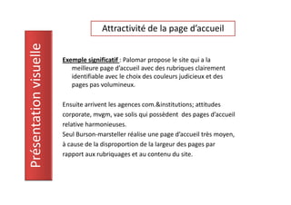 Benchmark Sites Agences Com. Sensible