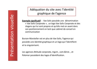 Benchmark Sites Agences Com. Sensible