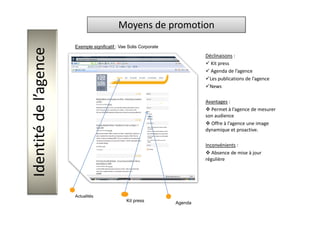 Benchmark Sites Agences Com. Sensible