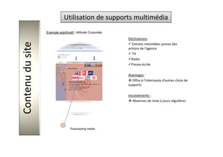 Benchmark Sites Agences Com. Sensible