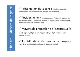 Benchmark Sites Agences Com. Sensible