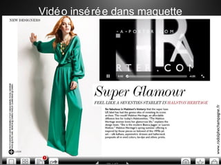 Vidéo insérée dans maquette
www.rodolphechampagne.fr
 