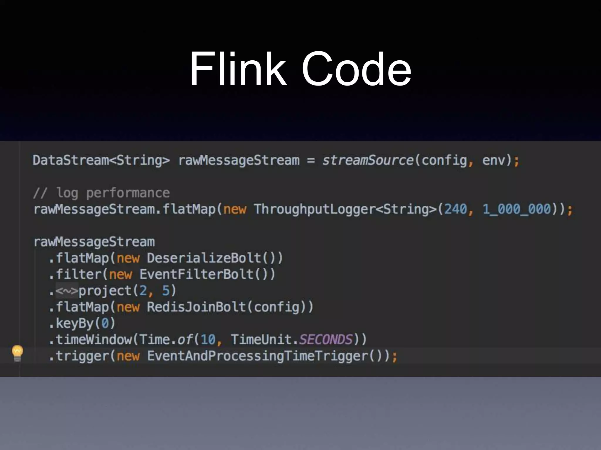 Flink Code
 