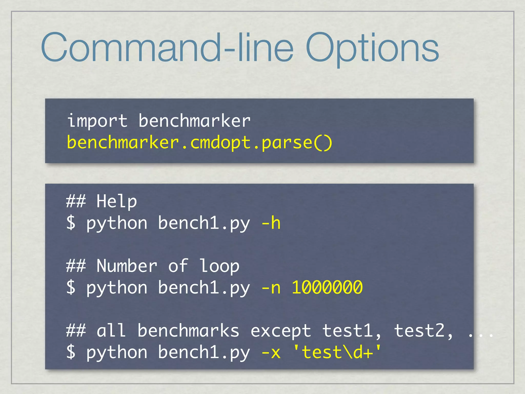 Command-line Options
        	 


   	 
 	           	             	 

   	           	    	 
 	           	             	  	 

   	    	                	         	    	    	 
 	           	             	  	 
 