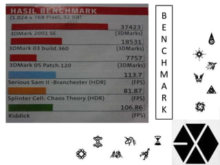 B 
E 
N 
C 
H 
M 
A 
R 
K 
 