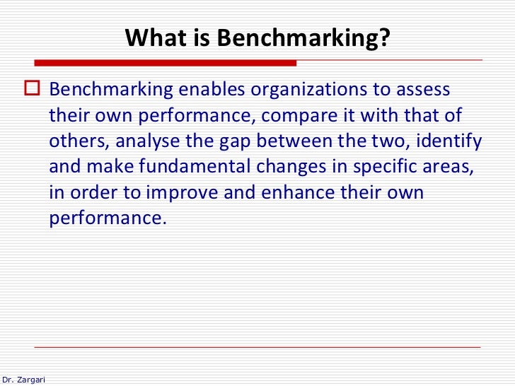 Benchmarking