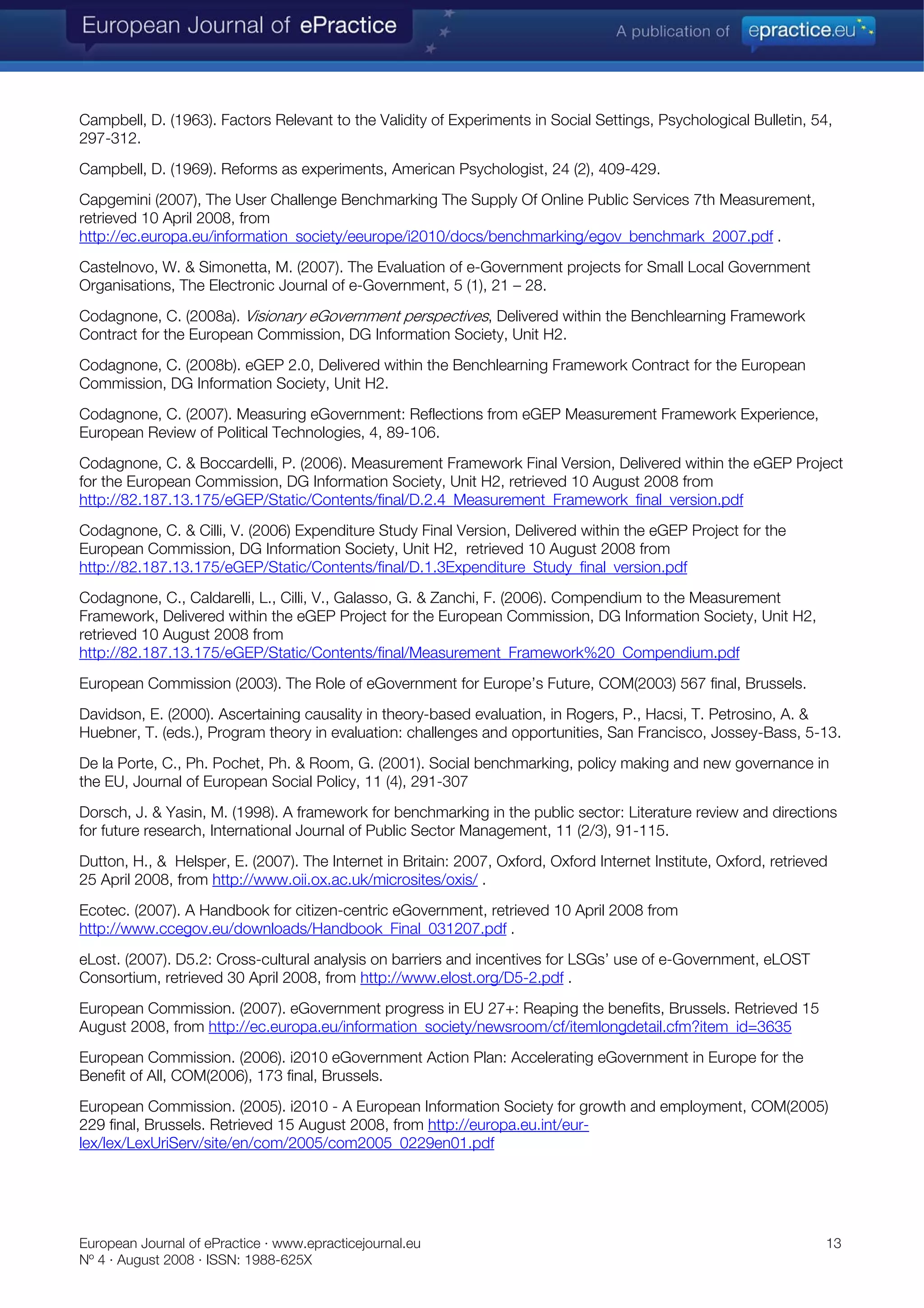 Benchmarking eGovernment: tools, theory, and practice