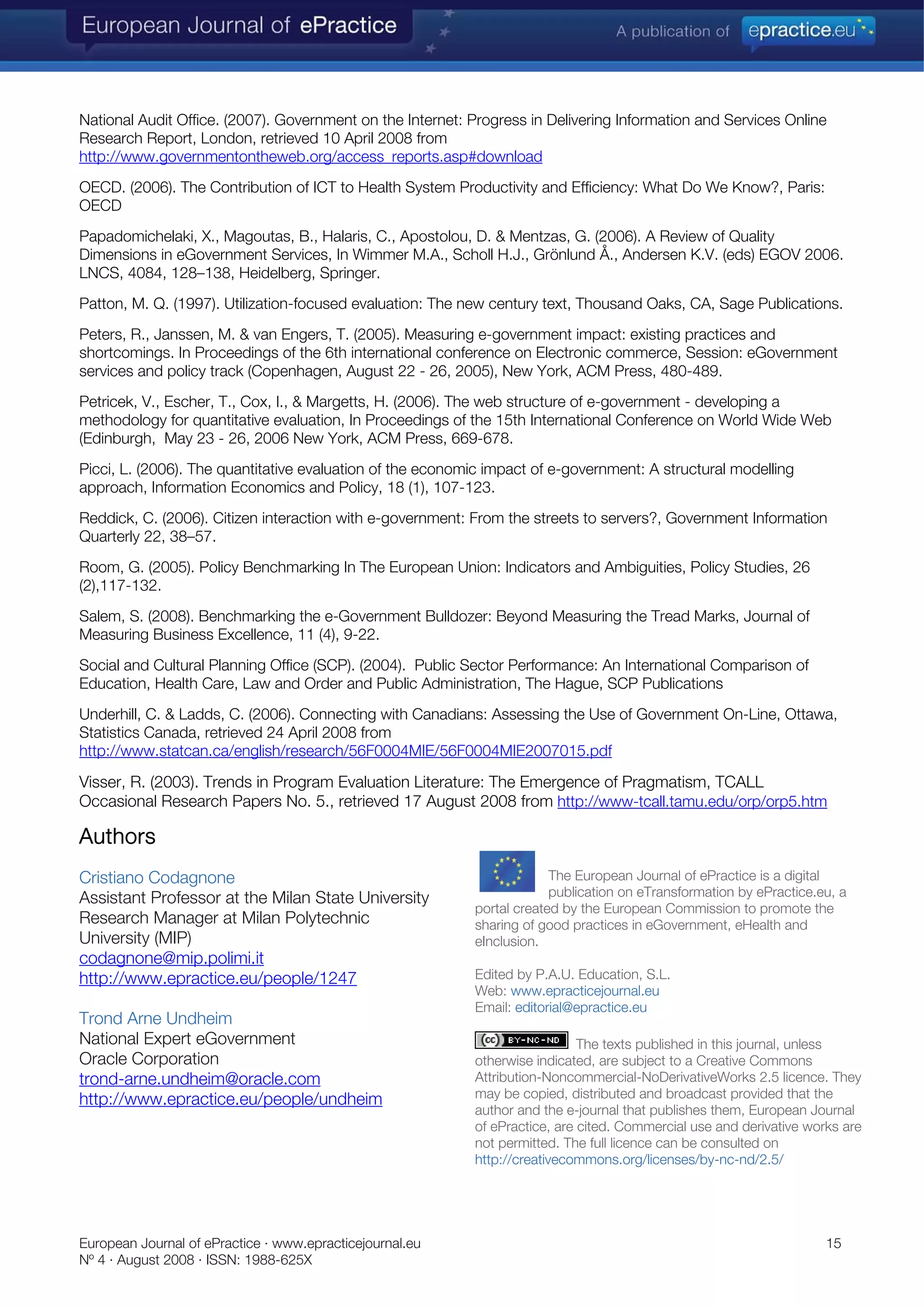 Benchmarking eGovernment: tools, theory, and practice