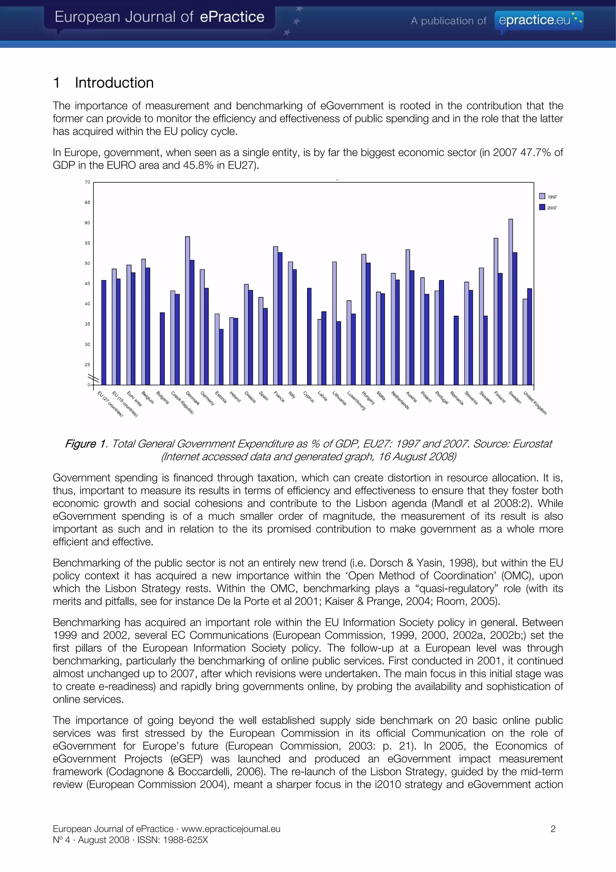Benchmarking eGovernment: tools, theory, and practice