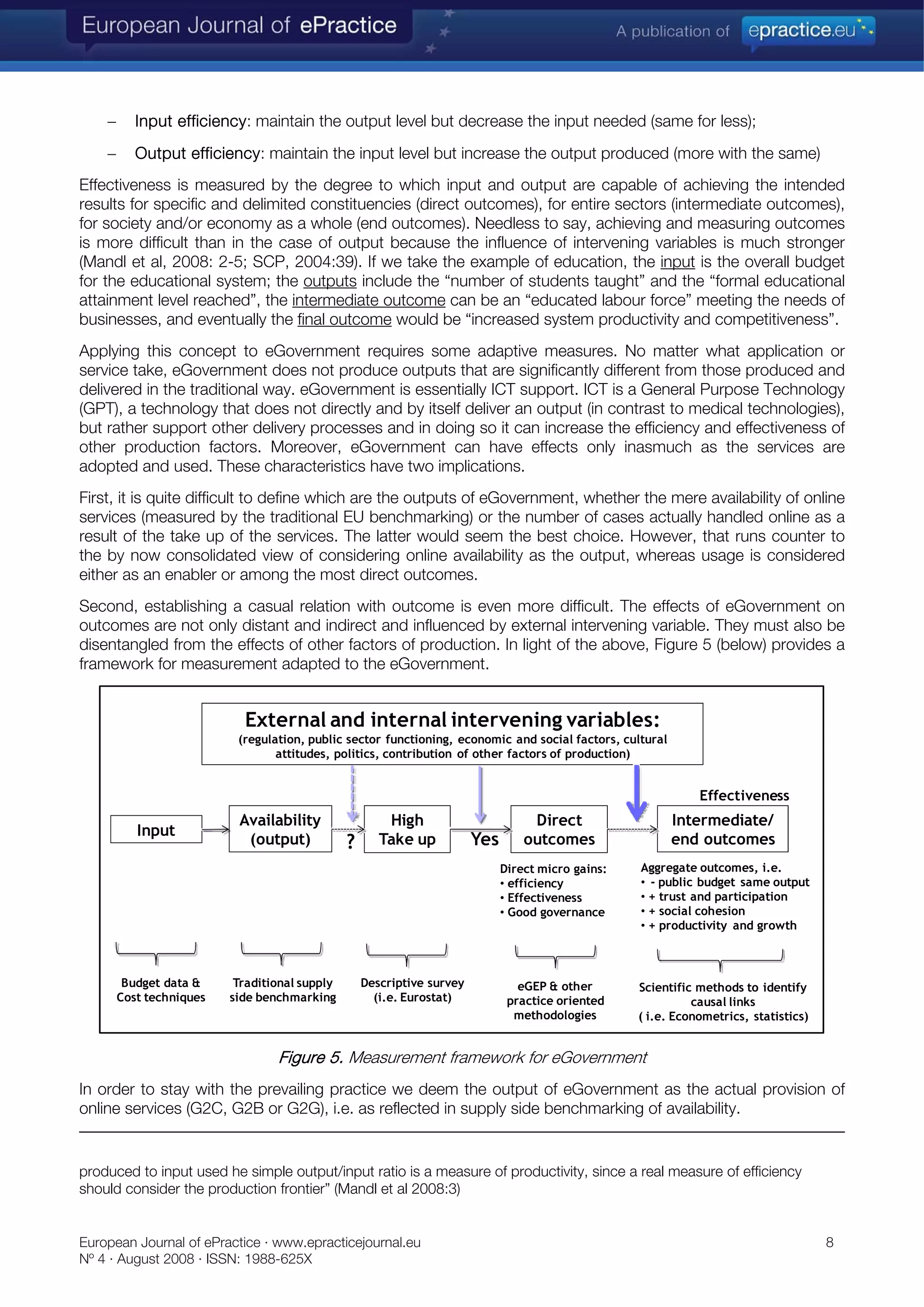 Benchmarking eGovernment: tools, theory, and practice