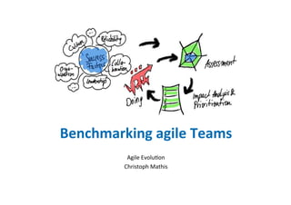 Benchmarking	agile	Teams	
Agile	Evolu+on	
Christoph	Mathis	
 