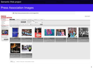 Press Association Images Semantic Web project   Benchmarking   Results    Conclusions 