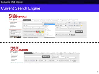 Current Search Engine Semantic Web project   Benchmarking   Results    Conclusions 