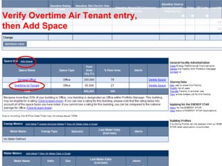 Verify Overtime Air Tenant entry,
then Add Space




                       131
                                    131
 