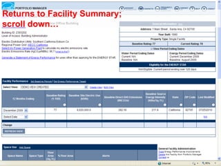 Returns to Facility Summary;
scroll down…




                      155
                               155
 