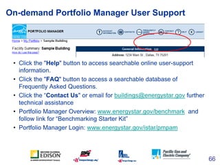 On-demand Portfolio Manager User Support




 • Click the "Help" button to access searchable online user-support
   inform...