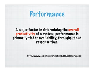 Benchmarking Perl (Chicago UniForum 2006)