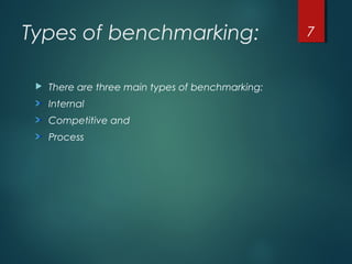 Bechmarking- Total Quality Management (TQM) | PPT