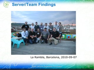 Rules of engagement Each server is tested in its latest version  