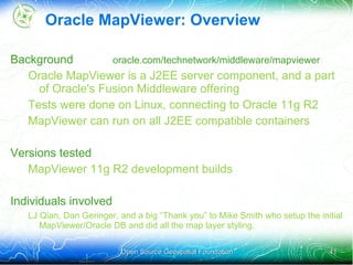 The geographic envelope (extent) Each test is run three times in a row, the results of the third run are used for the comparison: this benchmark assumes full file system caches (“hot” benchmark)  