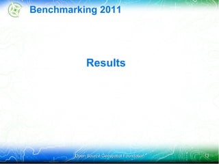 Each server performs exactly the same workload Same set of WMS requests 