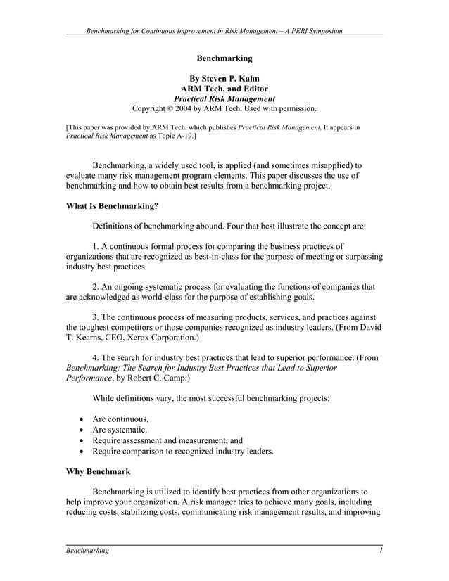 Benchmarking Basic.pdf