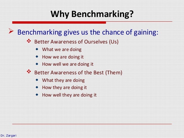 benchmark meaning in us government