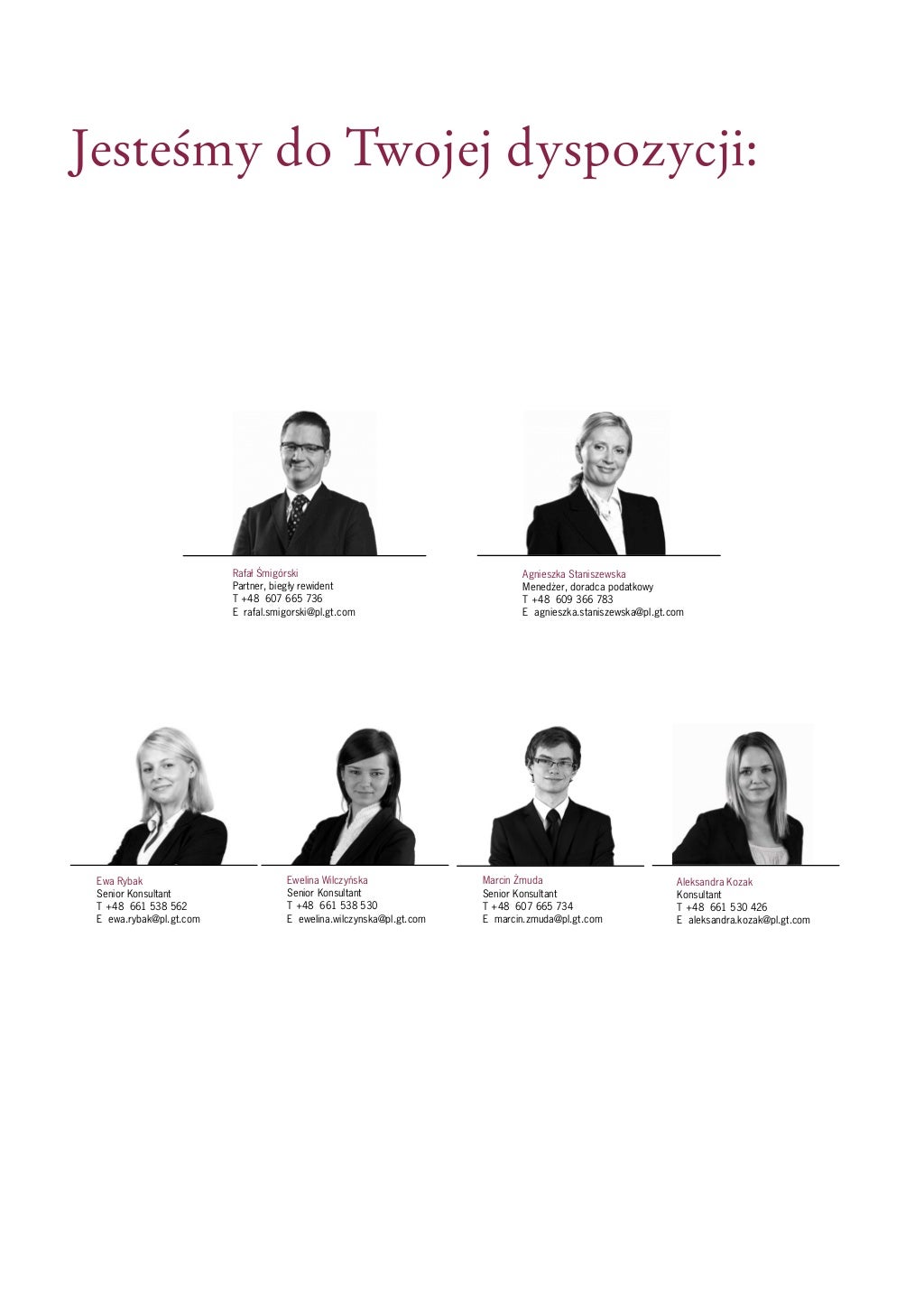 Grant Thornton Analiza Por wnawcza benchmarking 