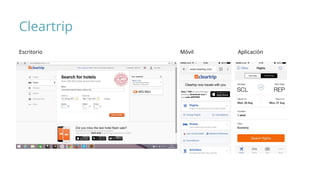 Cleartrip
Escritorio Móvil Aplicación
 