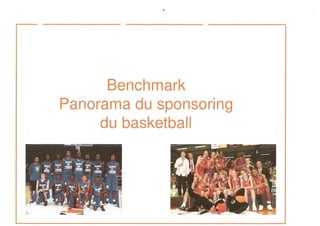 Benchmark panorama du basket français