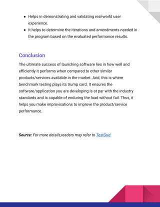 Benchmark Testing Demystified: Your Roadmap to Peak Performance | PDF