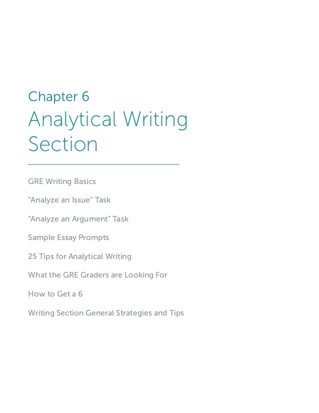 Gre essay prep